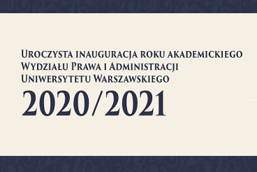 Inauguracja roku akademickiego 2020/2021 - 02.10.2020 r.