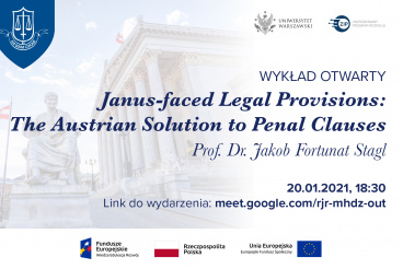 Wykład otwarty Prof. Dr. Jakoba Fortunata Stagla - 20.01