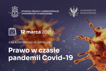 XXII Konferencja Wydziałowa - 12 marca 2021 r.