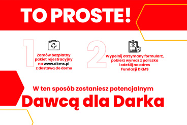 Pilnie poszukiwany dawca szpiku dla absolwenta naszego Wydziału, dr. Dariusza Szydełko