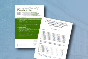 Artykuł prof. Tadeusza Zembrzuskiego w prestiżowym czasopiśmie International Journal of Procedural Law