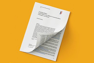 Na łamach czasopisma wydawanego przez George Washington University Journal of Illiberalism Studies ukazał się artykuł, którego autorem jest dr Adam Ploszka